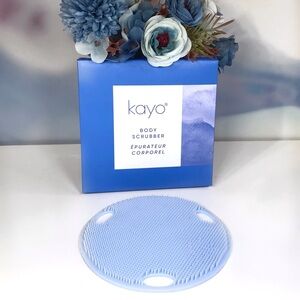 Kayo Body Scrubber Shower Bath Body Exfoliator in Blue *Brand New in Box!